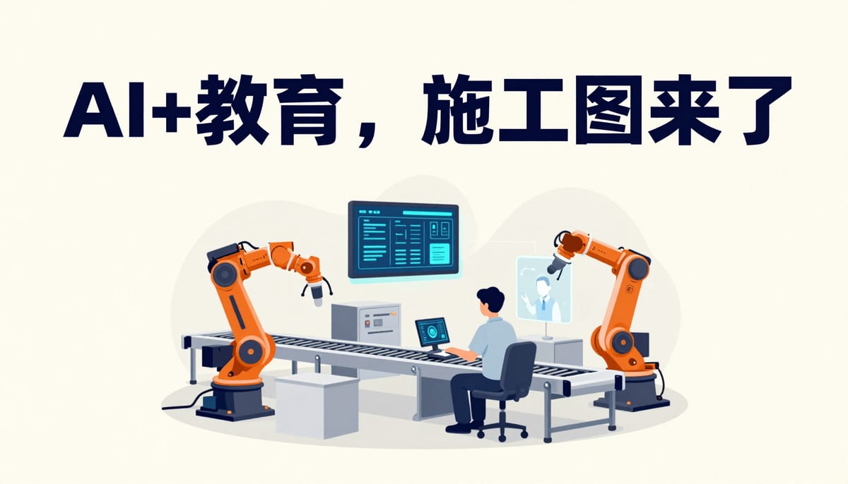 教育部的 AI 施工图来了：最先被改变的，可能是高职的实训车间