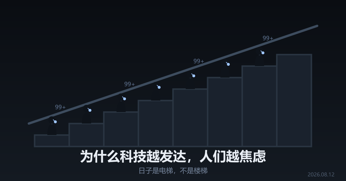 为什么科技越发达，人们越焦虑